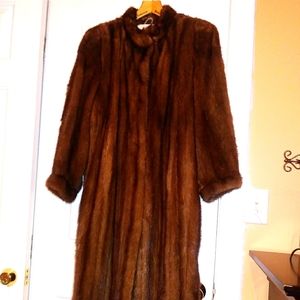 Fox fur coat